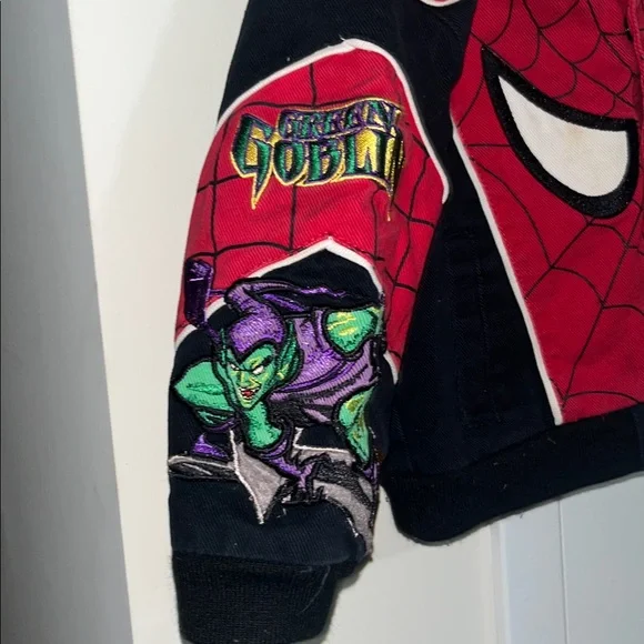 Vintage Authentic The Amazing Spider-Man JH Design Unique Bomber Jacket. - Picture 3 of 4
